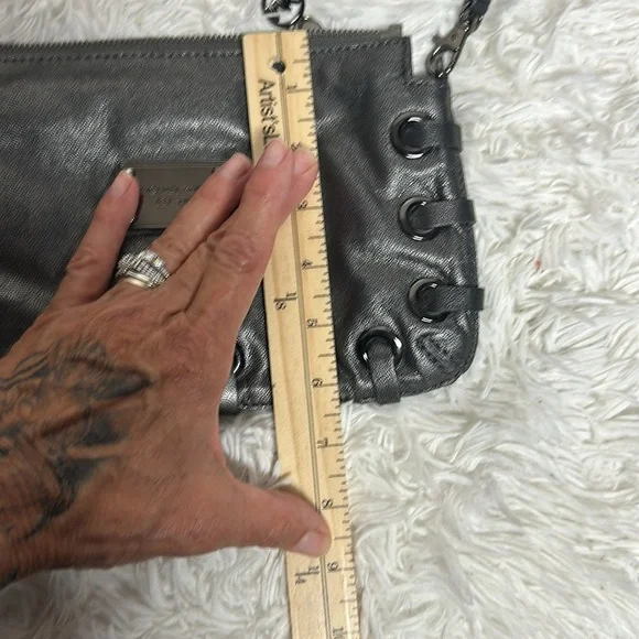 Micheal Kors Grey Metallic Wristlet- Bag - Picture 10 of 10